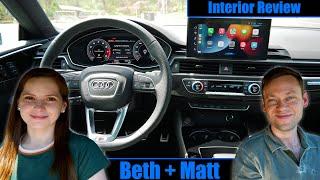 2022 Audi S5 Sportback Interior Review (Beth + Matt)