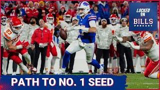 Path for the Buffalo Bills, Josh Allen to be the No. 1 seed in the AFC + clinch AFC East this week