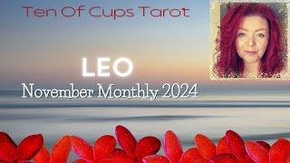 Leo Tarot -"Everything Is Beginning To LOOK UP!"| November 2024