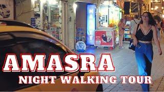 Bartin 2022 | Amasra Night  Walking Tour | 4K