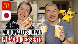 Pikachu Dessert McDonald's Japan | McFlurry, McShake, Apple Pie | Lin Nyunt, Ali Unbound