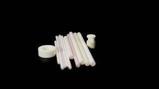 VHANDY high purity 99 al2o3 alumina ceramic insulating tube in stock