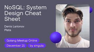 NoSQL: System Design Cheat Sheet - Denis Larionov