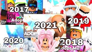 Christmas/Winter Event 2017- 2022 comparison! - Roblox Adopt Me | Day 3