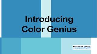 Introducing Color Genius