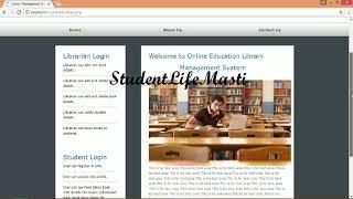 Download Library management system project in PHP