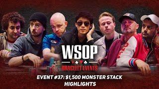 WSOP $1,500 Monster Stack Highlights! $1,204,457 to the Champion!