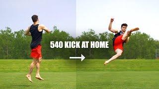 Learn 540 Kick Fast by Turning a 360 Into a Tricking Kick