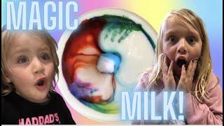 MAGIC MILK EXPLOSIONS | Fun Easy Science Experiments for Kids | Amaze Kids Home School Learning