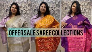 OFFER SALE SAREE COLLECTIONS|REVATHY WEDDING COLLECTIONS MUVATTUPUZHA |8086575564