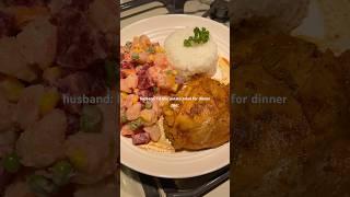 I put together a delicious dinner ‍ #shortsviral #cookingathome #recipe