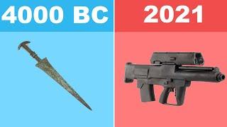 Timeline: Evolution Of Weapon (40000BC - 2021)