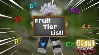 GPO Devil Fruits Tier List - Grand Piece Online ( Roblox )