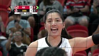 Vanie Gandler BLOCKS Kim Dy in Set 4 for Cignal vs. PLDT ‍️ | 2024-25 PVL ALL-FILIPINO CONFERENCE