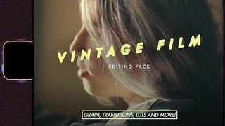 NEW: Vintage Film Editing Pack (Super 8 Overlays, Grain, LUTs, Film Burns and more)