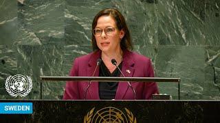  Sweden - Minister for Foreign Affairs Addresses United Nations General Debate, 79th Session #UNGA