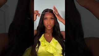 glueless wear go lace wig fast install #worldnewhair #gluelesswig #weargowig #fyp #hairstyle