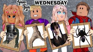 WEDNESDAY' I ÇİZDİK | THE ADDAMS FAMİLY | ROBLOX SPEED DRAW | #buseduygu  #robloxkrali #mavişroblox