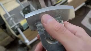 Как затачивать ножи от ледобуров? Заточка за 3 минуты на станке Sharp Knife Expert M500