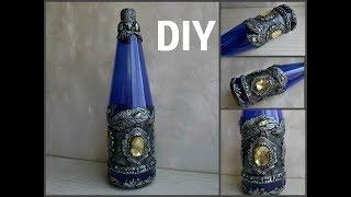 Homemade bottle decor