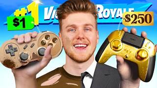 $1 VS $250 Controller! - Fortnite