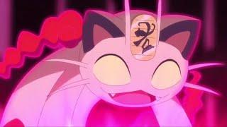 Pokemon Journeys Gigantamax Meowth Evolution