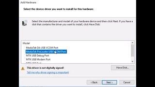 How To Install Mediatek Driver Setup | How To Install USB Driver | MTK USB VCOM Driver