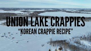 UNION LAKE CRAPPIES | KOREAN CRAPPIE RECIPE  - UP NORTH OUTDOOR MADNESS