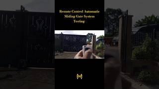 Remote Control Sliding Gate system testing | sliding Gate | @axistechnicalservices