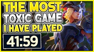 THE LONGEST AND MOST TOXIC GAME I'VE EVER CARRIED! | Veralion | League of Legends