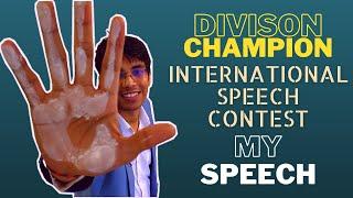 Dreams! International Speech Contest | Toastmasters International DIVISION CHAMPION |Sachin Tripathi