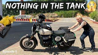 A Close Call with Fuel on the Royal Enfield  Bear 650 Scrambler.!!!! (Eps 5)