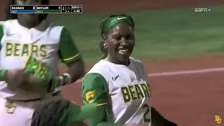 Baylor Softball: Highlights vs. Kansas | March 7, 2024