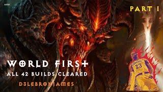 D3LEBRONJAMES Part 1 / Diablo3 World first Achievement / Solo 150 on all 42 sets