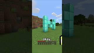 Minecraft, But I Can't Say The Letter M!  #shorts