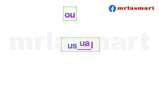 Complete the words by adding | OU UA | ER OR | Merryland Academy Digital Classroom