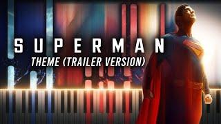 Theme from Superman 2025 (Trailer Version) - Synthesia Piano Tutorial