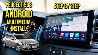 Tutorial How To Install Android Multimedia 9 inch Peugeot 508 2011 - 2018 - compatible with JBL