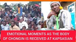 CHONGIN THE KALENJIN COMEDIAN Body Arrives home for Burial || Emotional reception of CHONGINs body