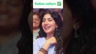 Indian culture #sai #pallavi