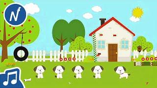 Counting From 1-5 Song | Dogs & Cats  | Preschool