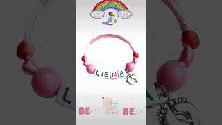 Bijou Bracelet personnalisable avec prénom texte Cadeau de grossesse naissance