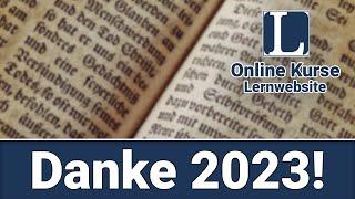 Learning by Watching - Jahr 2023 - Danke!