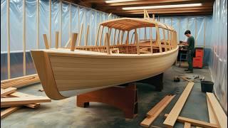 Watch An Uncut Boatbuilding Process of a 70-Year-Old Master Craftsman