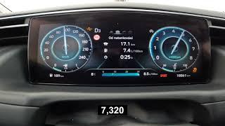 Acceleration Hyundai Tucson 1,6t-gdi 110kW 0-100, 60-120Km/h