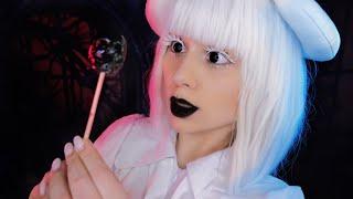 Суккуб и леденец АСМР   |  ASMR Halloween succubus eating lollipop | Звуки рта