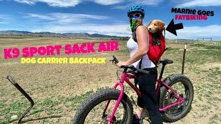 K9 Sport Sack Review | Fatbiking with the Puppy!