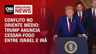 Trump anuncia cessar-fogo entre Israel e Irã | CNN ARENA