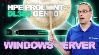 HPE ProLiant DL360 Gen10 Windows Server | How to Install Windows Server 2019 | Server OS Install