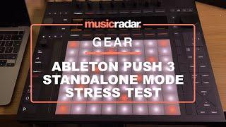 How many tracks can Ableton Push 3 Standalone actually run?